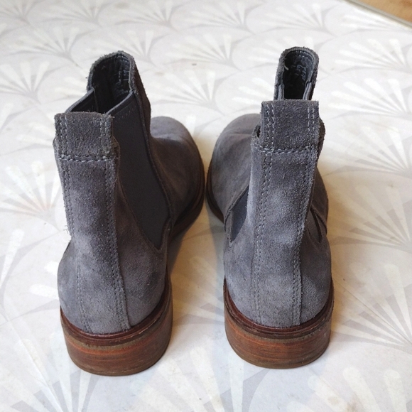 Clarks Gray Suede Ankle Boot - Picture 6 of 8